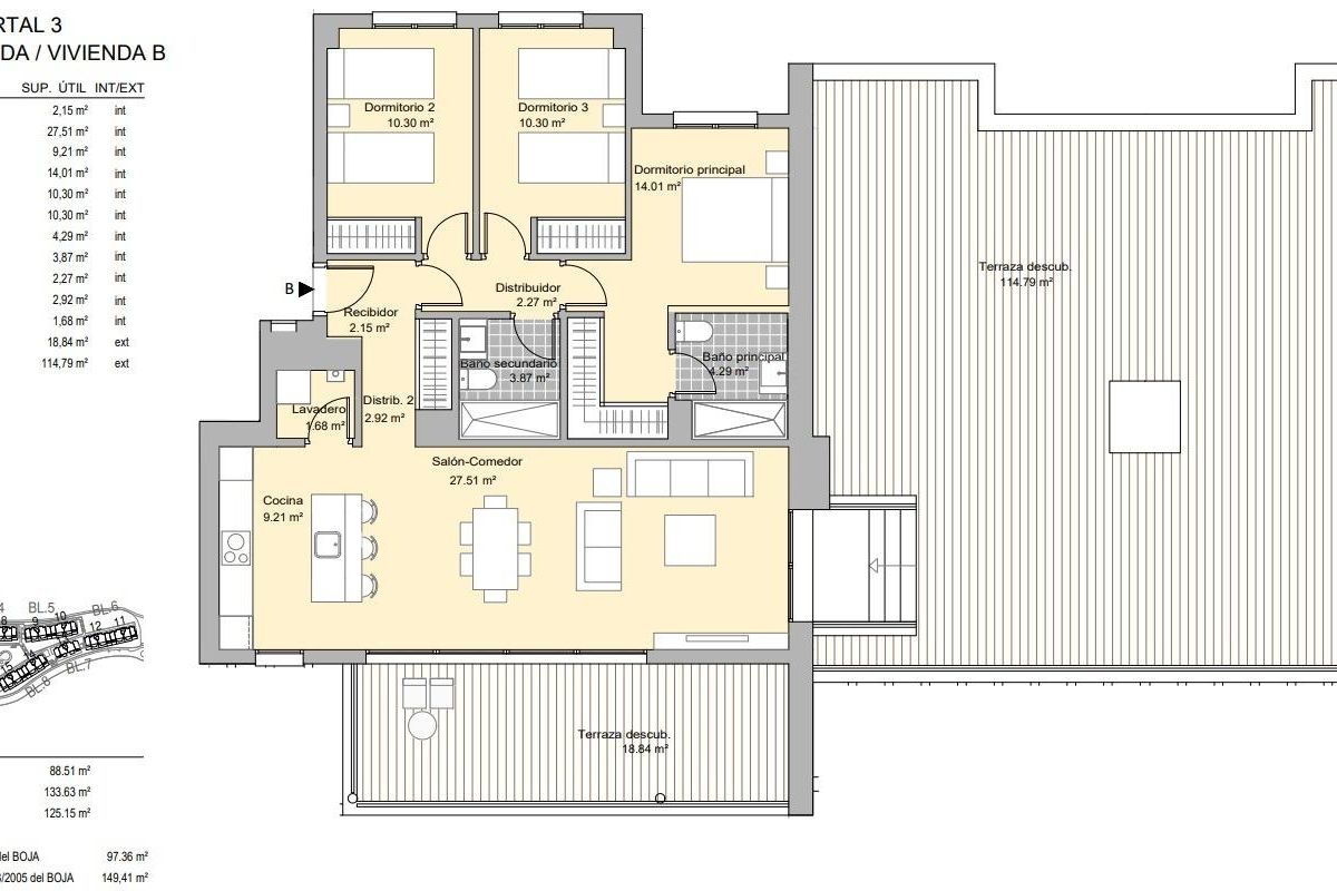 Luxury penthouse facade in Casares