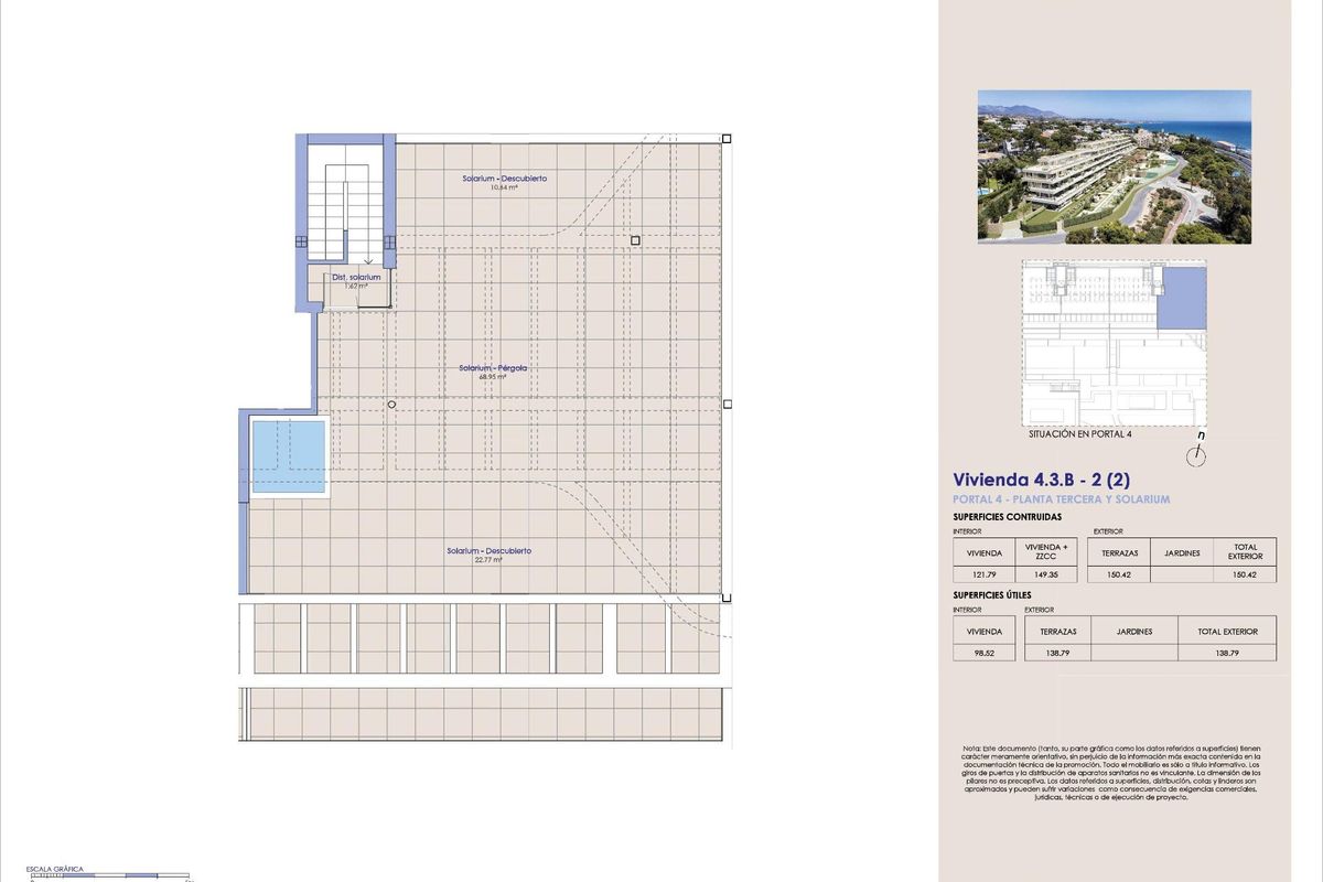 3 hálószobás penthouse Mijas tengerre néző - Kép 15