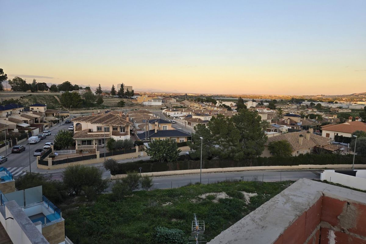Uitzicht op Bigastro vanuit woning