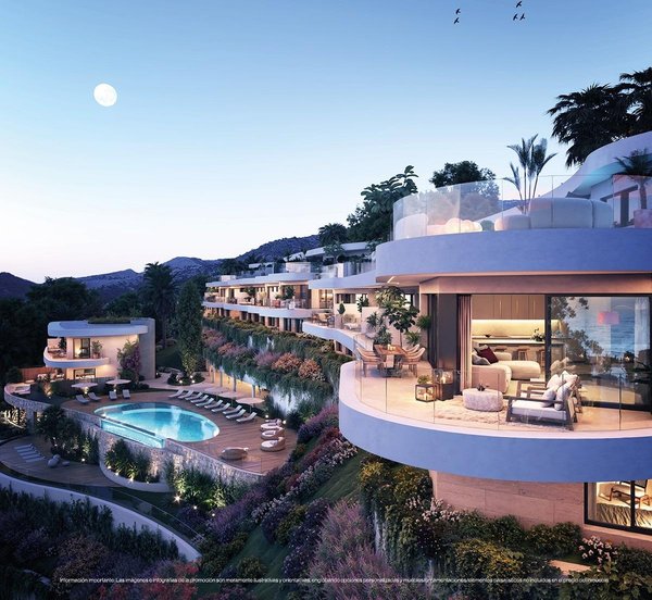 Luxus-Stadthaus in Fuengirola mit Meerblick