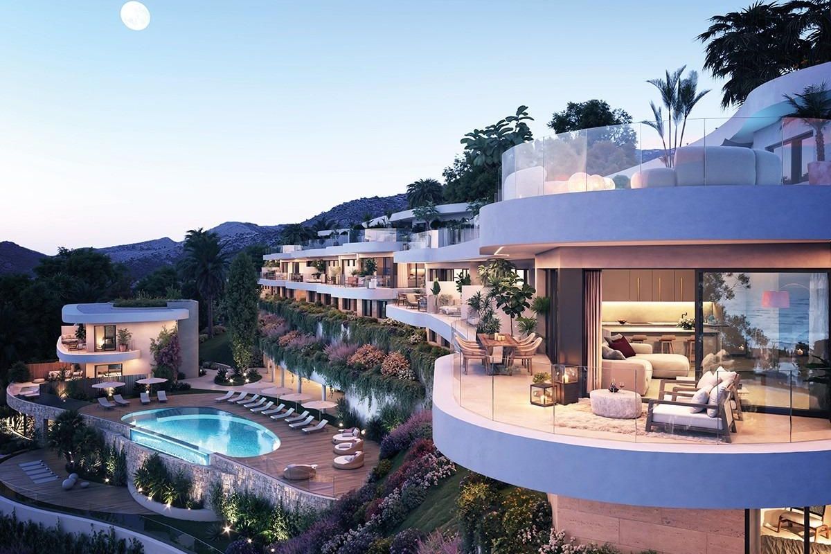 Schlafzimmer mit Meerblick in Fuengirola