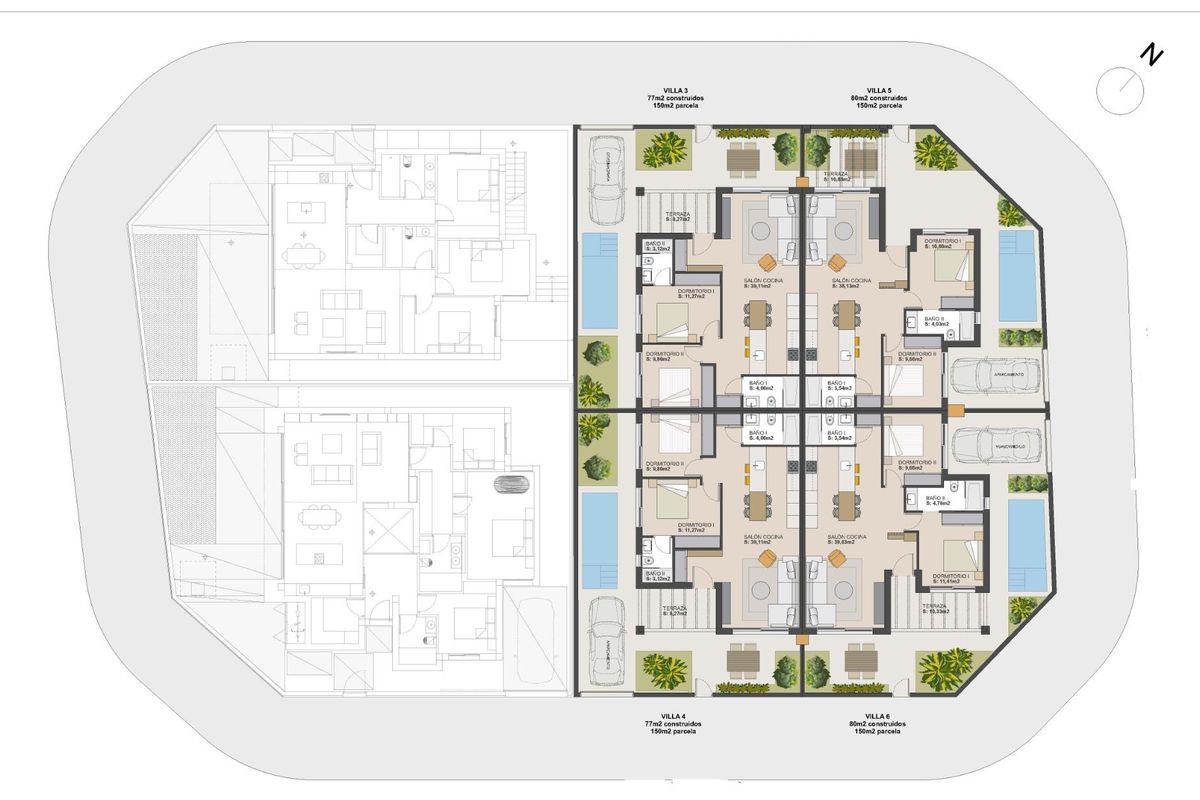 New Build Villas at El Alba Mediterranean Resort in Torre Pacheco