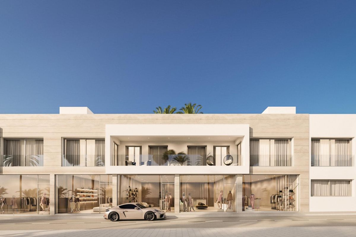 Modern kitchen in Marbella apartment