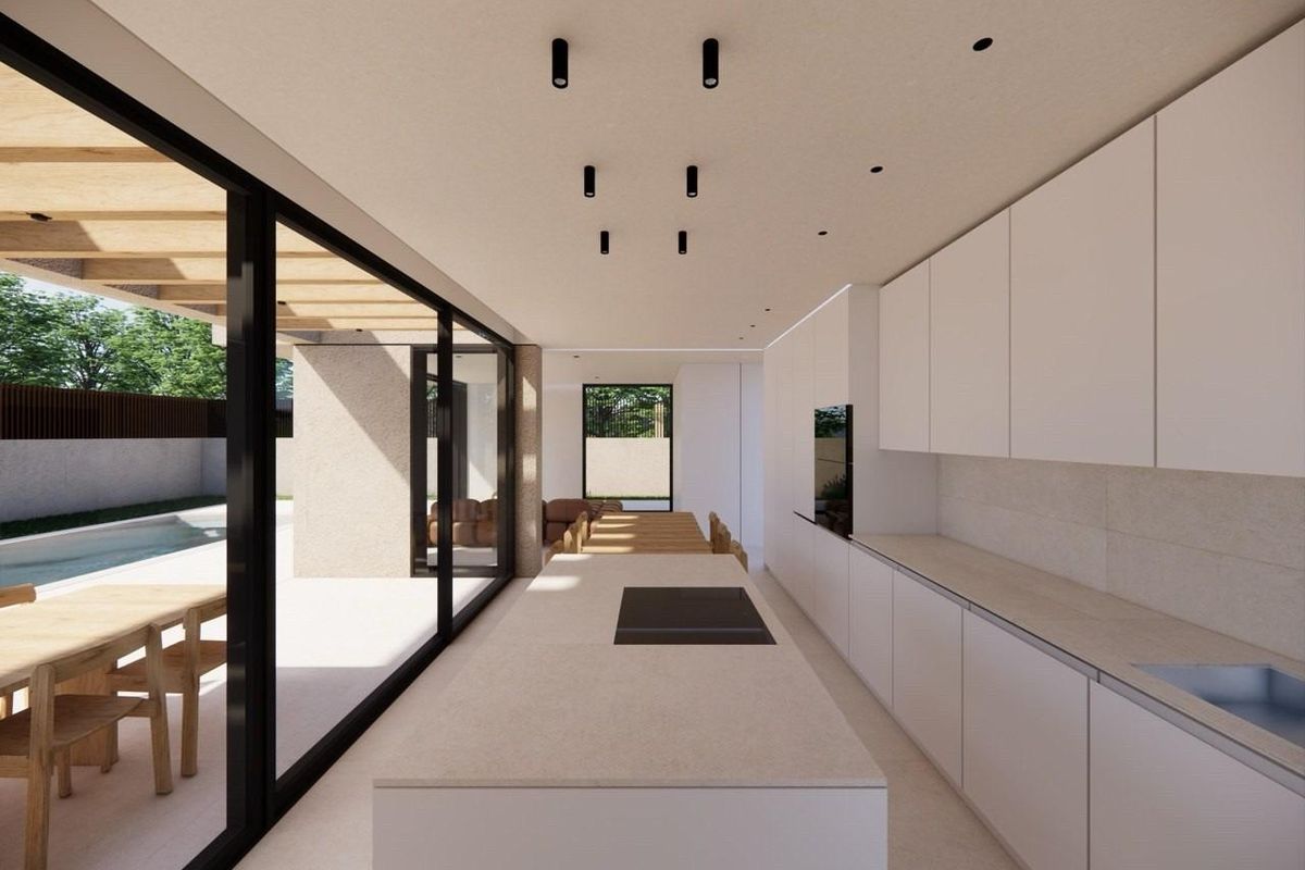 Badkamer met moderne afwerking in Polop villa