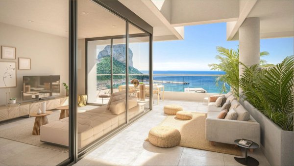 Appartement met zeezicht in Calpe