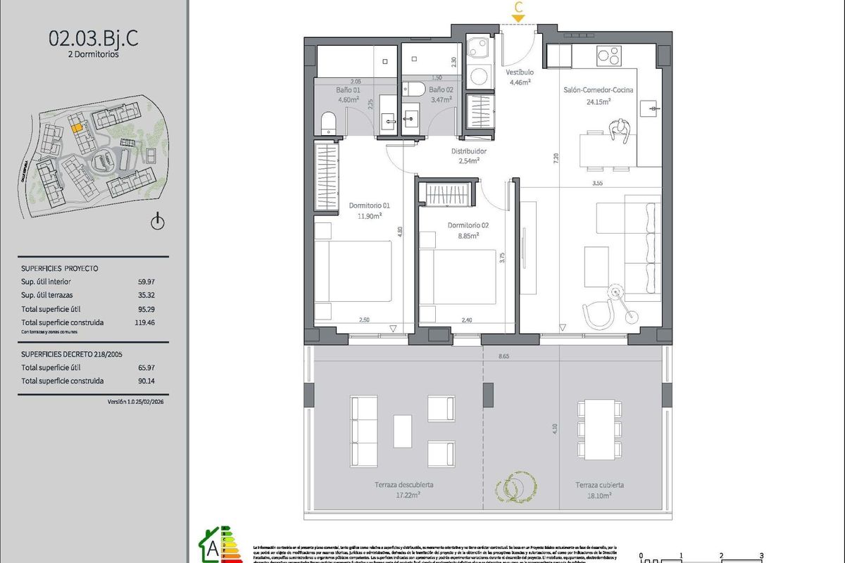 2-Slaapkamer Benedenwoning Mijas Terras - Afbeelding 18