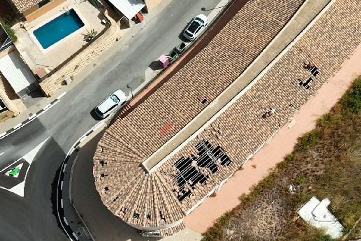 Terras met panoramisch uitzicht in Relleu