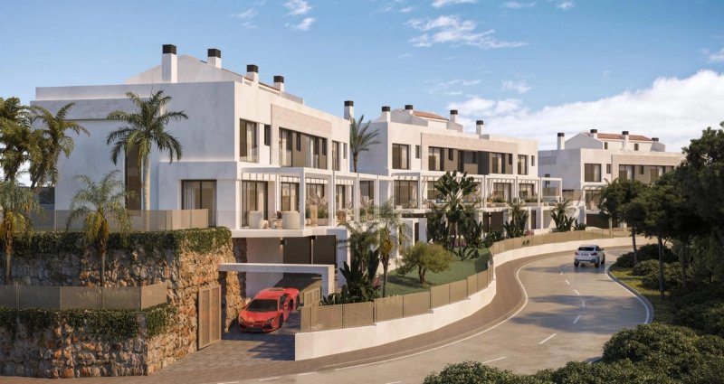 3-Slaapkamer Townhouse Mijas Zeezicht