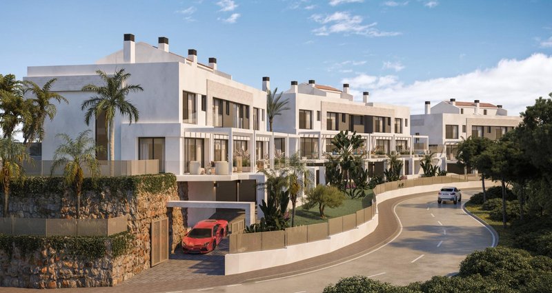 3-Slaapkamer Townhouse Mijas Zeezicht