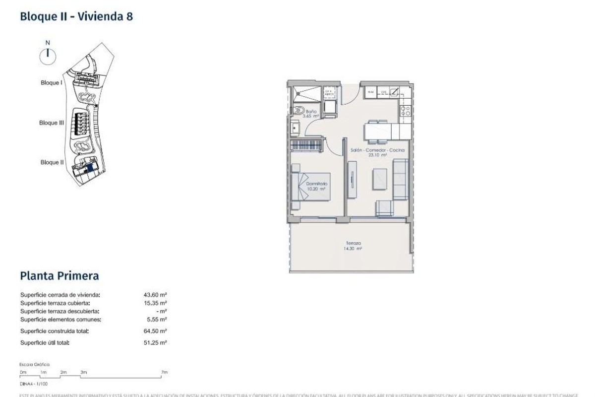 1-Hálószoba Apartman Finestrat Terasz - Kép 10