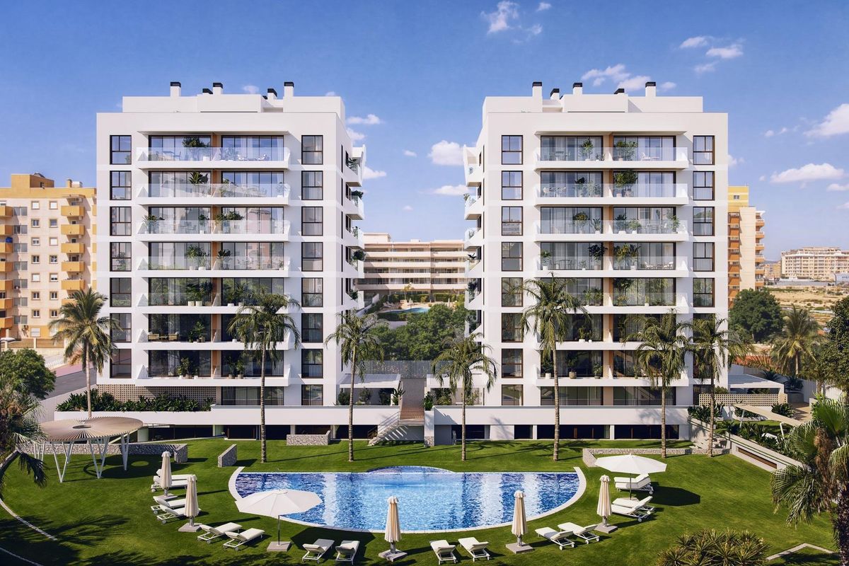 Tágas terasz Guardamar apartman