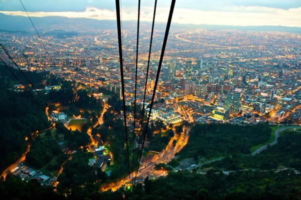 View from Cable Car leading up to Monserrate