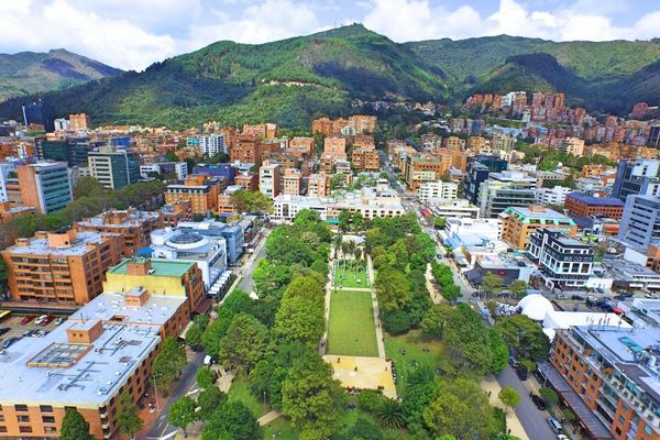 Aerial view of Parque 93