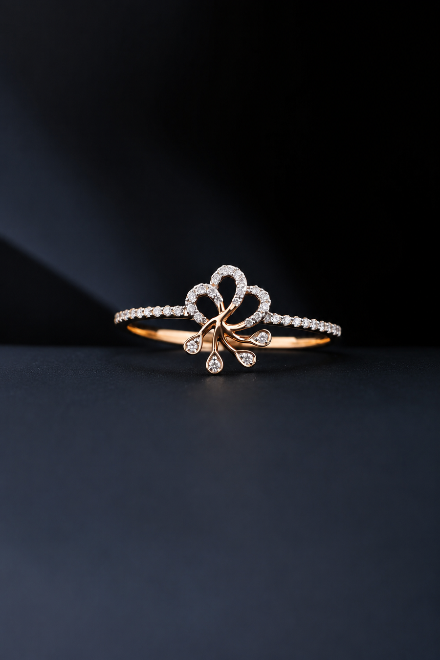 Luxury Floral Diamond Ring