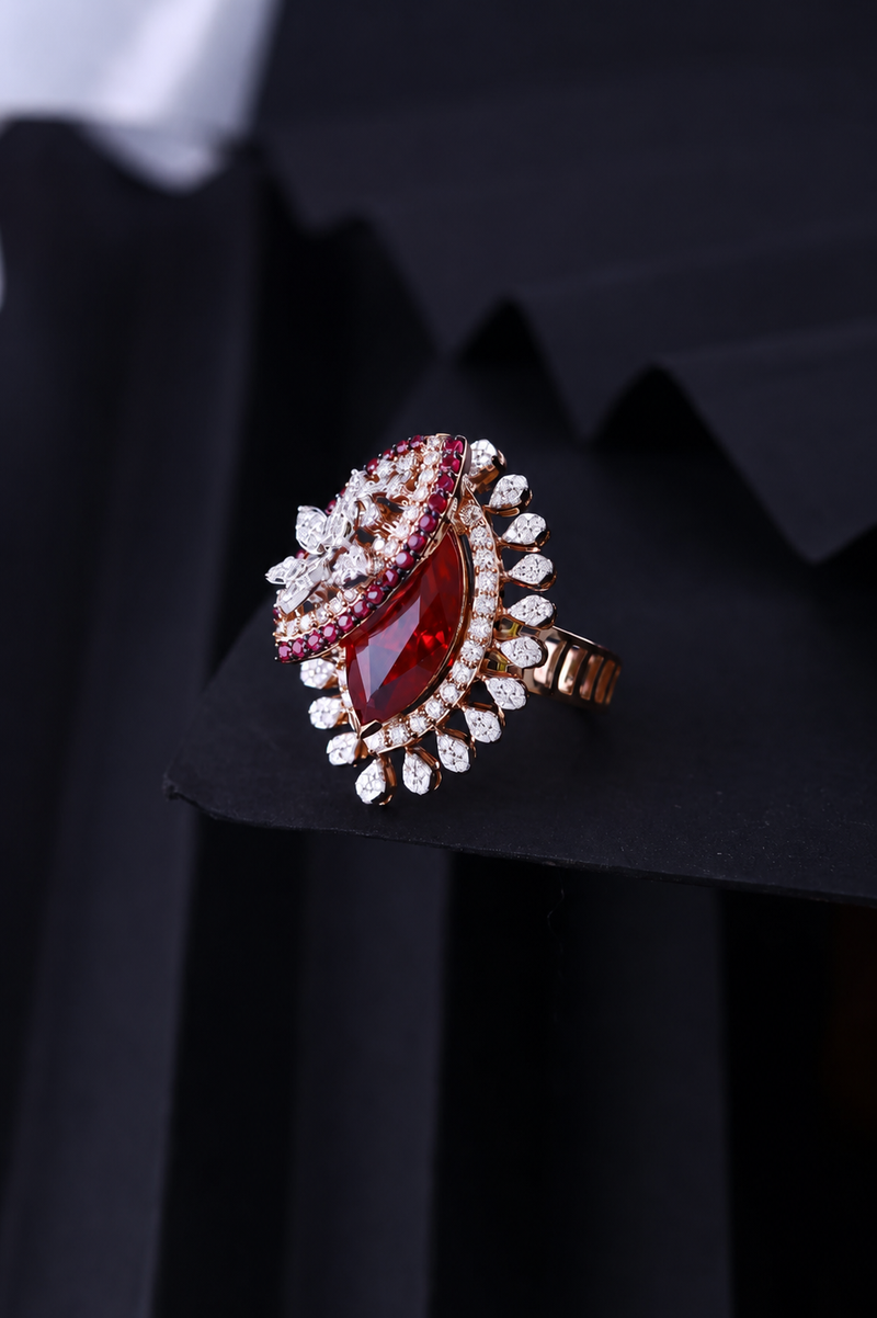 Polished Rose Gold Daimond