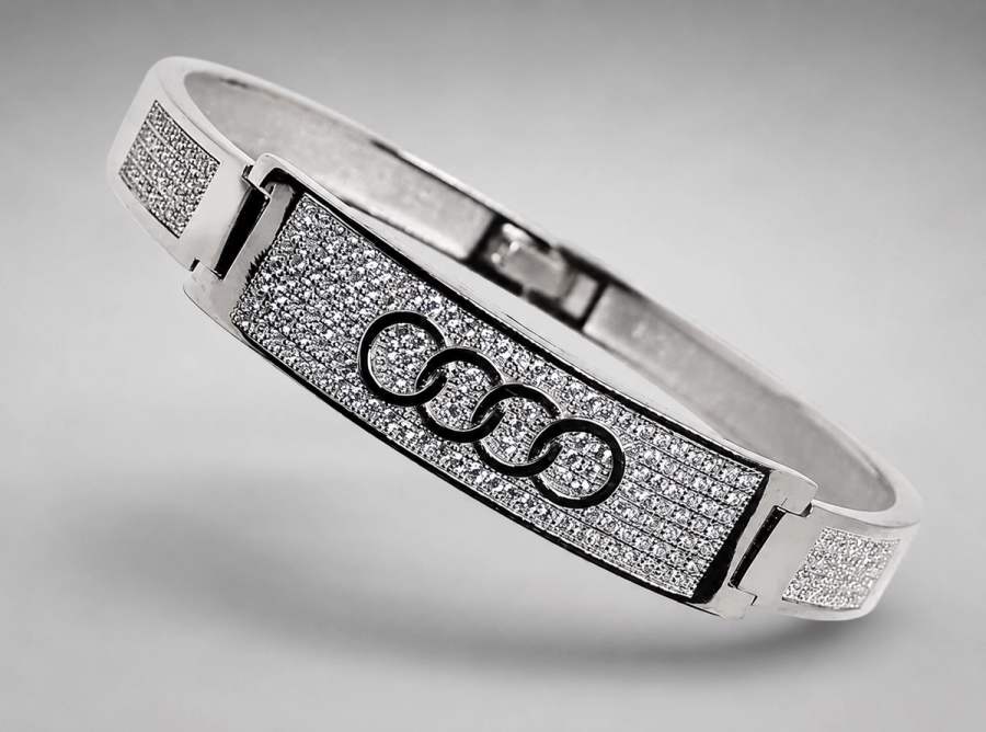 CZ Pavé Openable Kada
