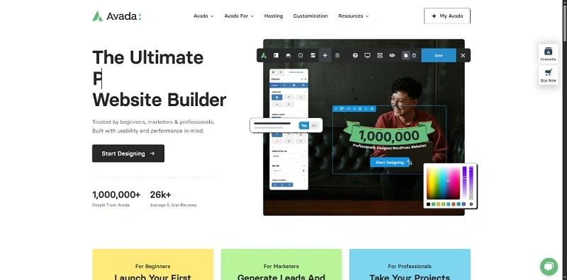 Avada wordpress theme