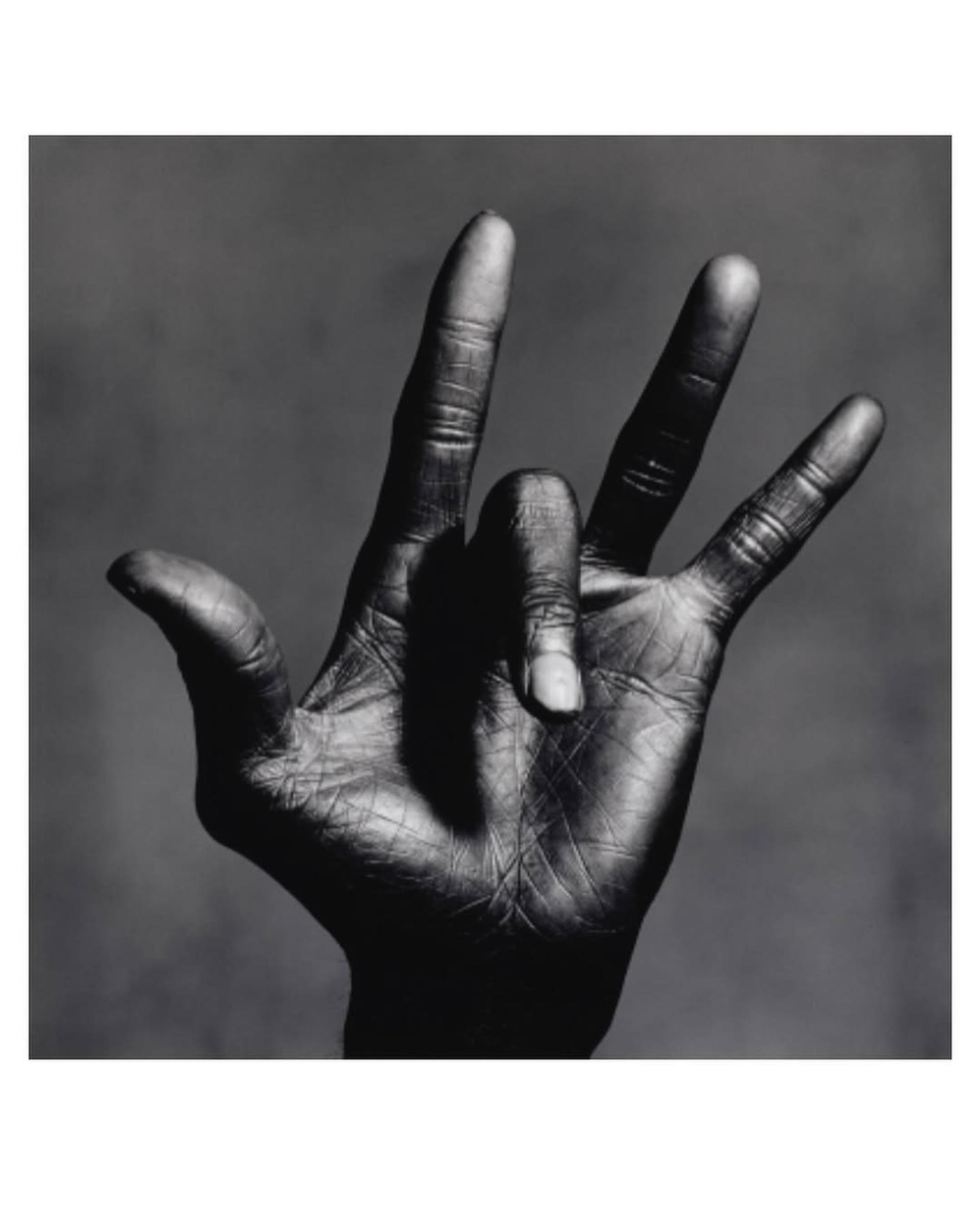 Irving Penn, The Hand of Miles Davis, New York, 1986