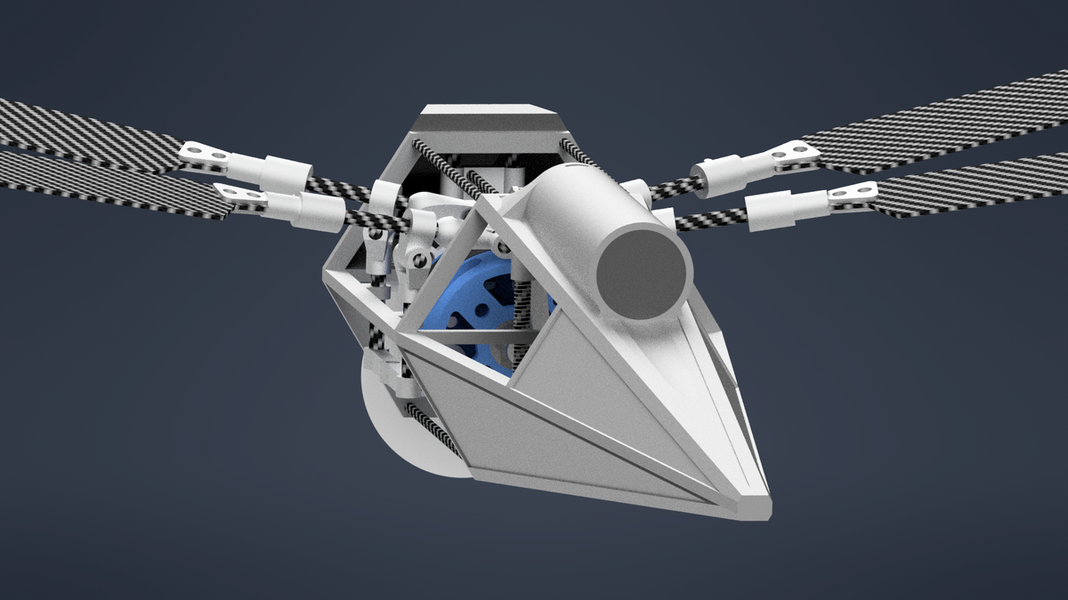 CAD Rendering of a Dragonfly like prototype from the backside... 