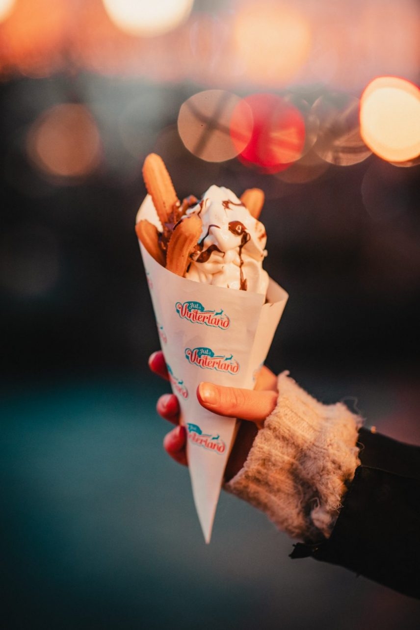 Churros på Jul i Vinterland.