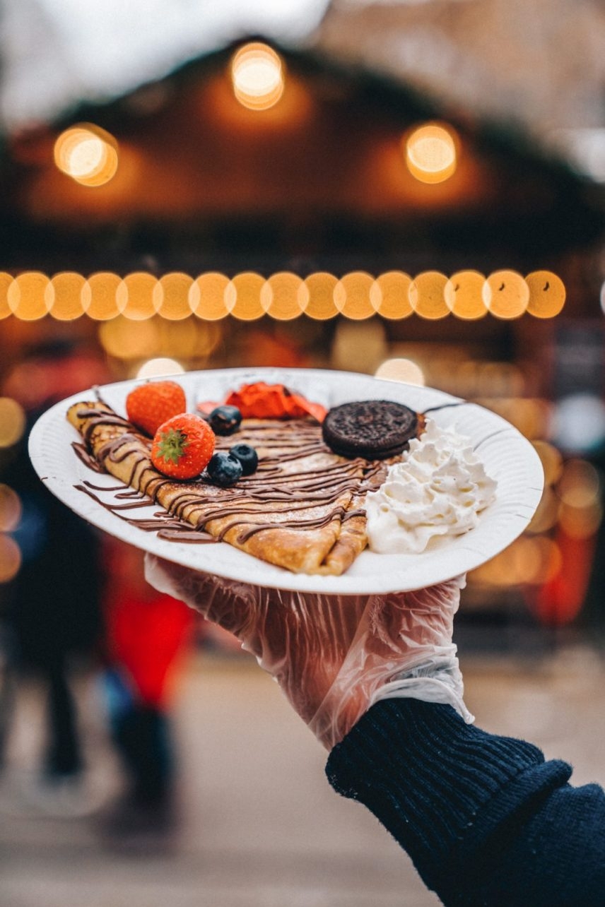 Crepe De La Crepe på Jul i Vinterland.