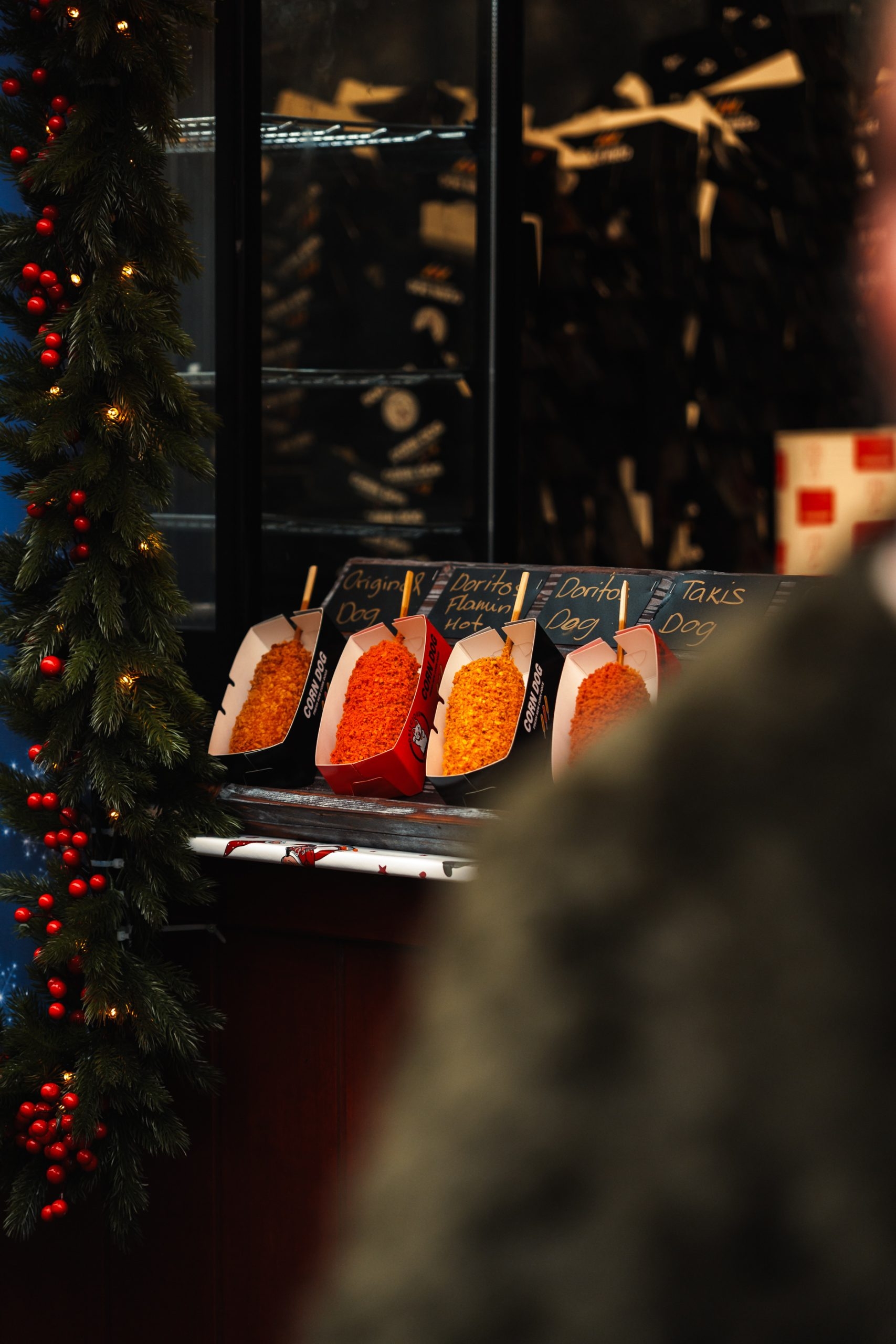 Fresh New Korean Corndogs på Jul i Vinterland.