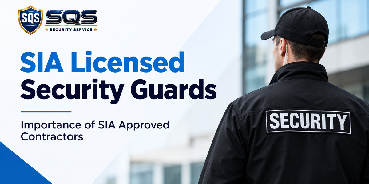 SIA Licensed Security Guards | Importance of SIA Approved Contractors