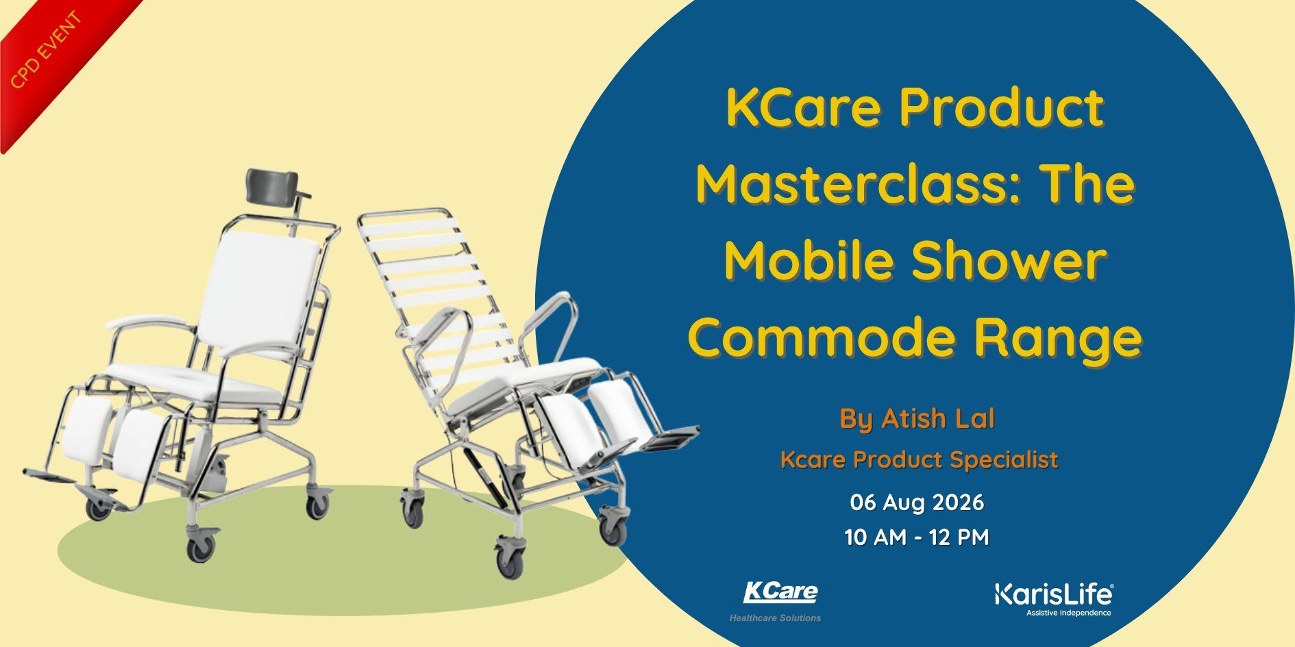 Shower commodes, Mobility, CPD Training