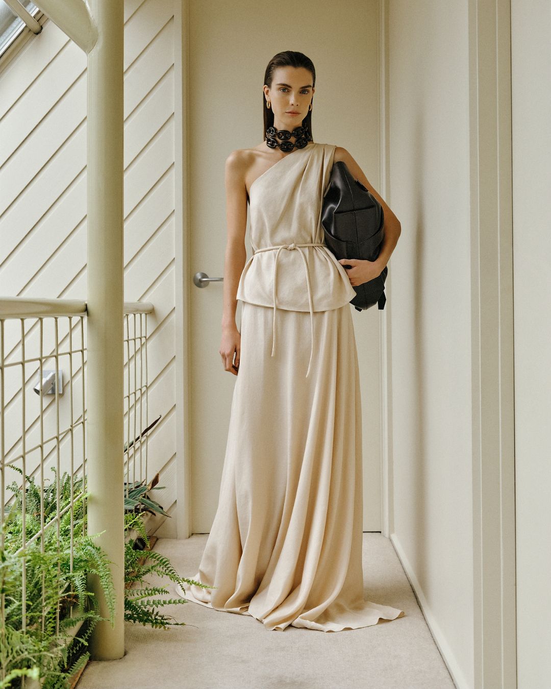 scanlan theodore crepe knit square neck dress CREPE KNIT SQUARE NECK SFT DRESS - SPICE