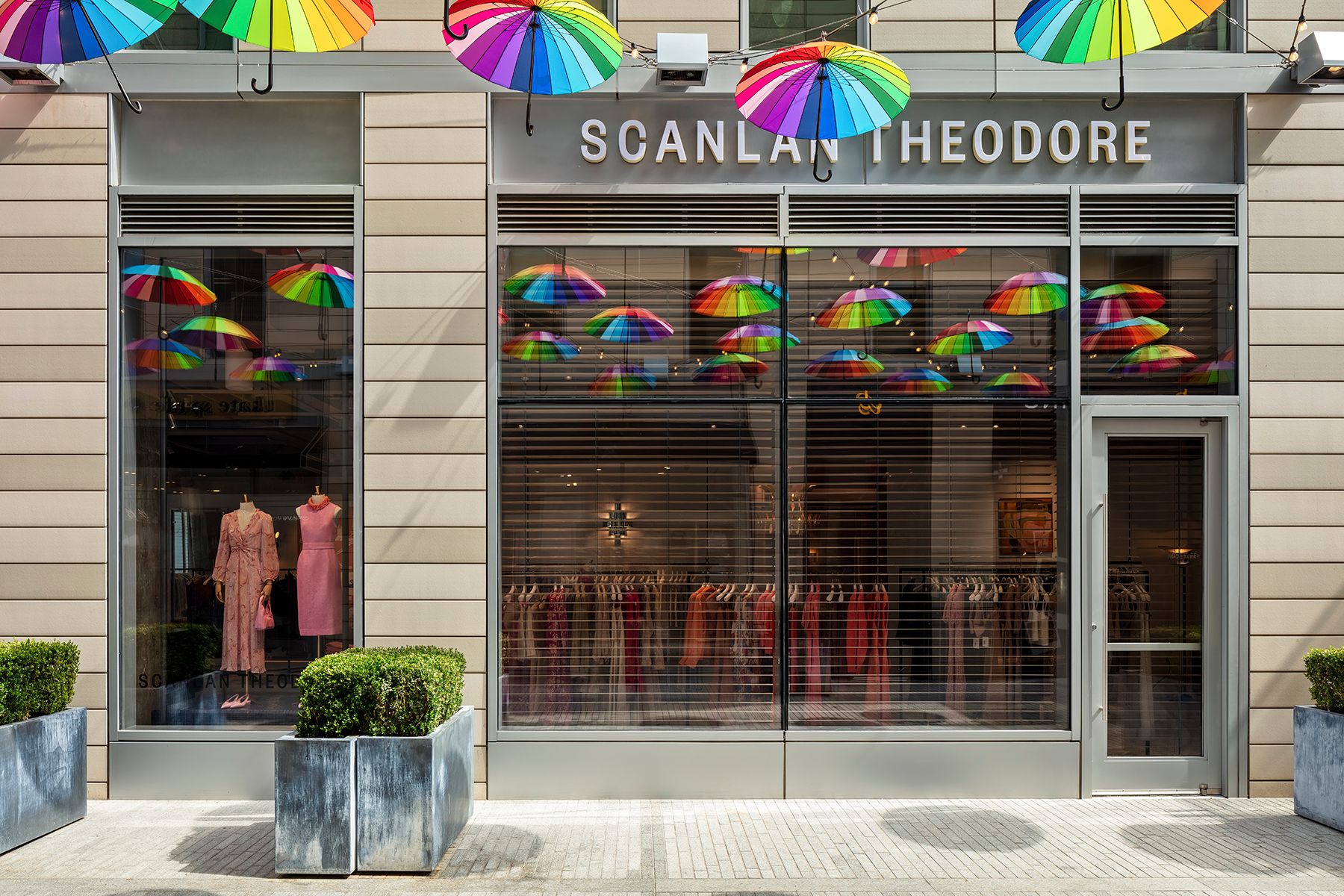 Storefront of Scanlan Theodore's Washington D.C. boutique