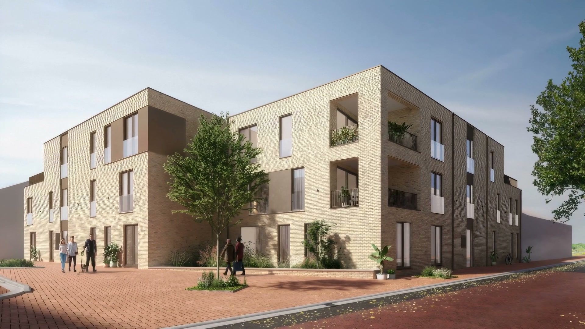 Video: Gevel van het nieuwe appartementsgebouw van Ikonis