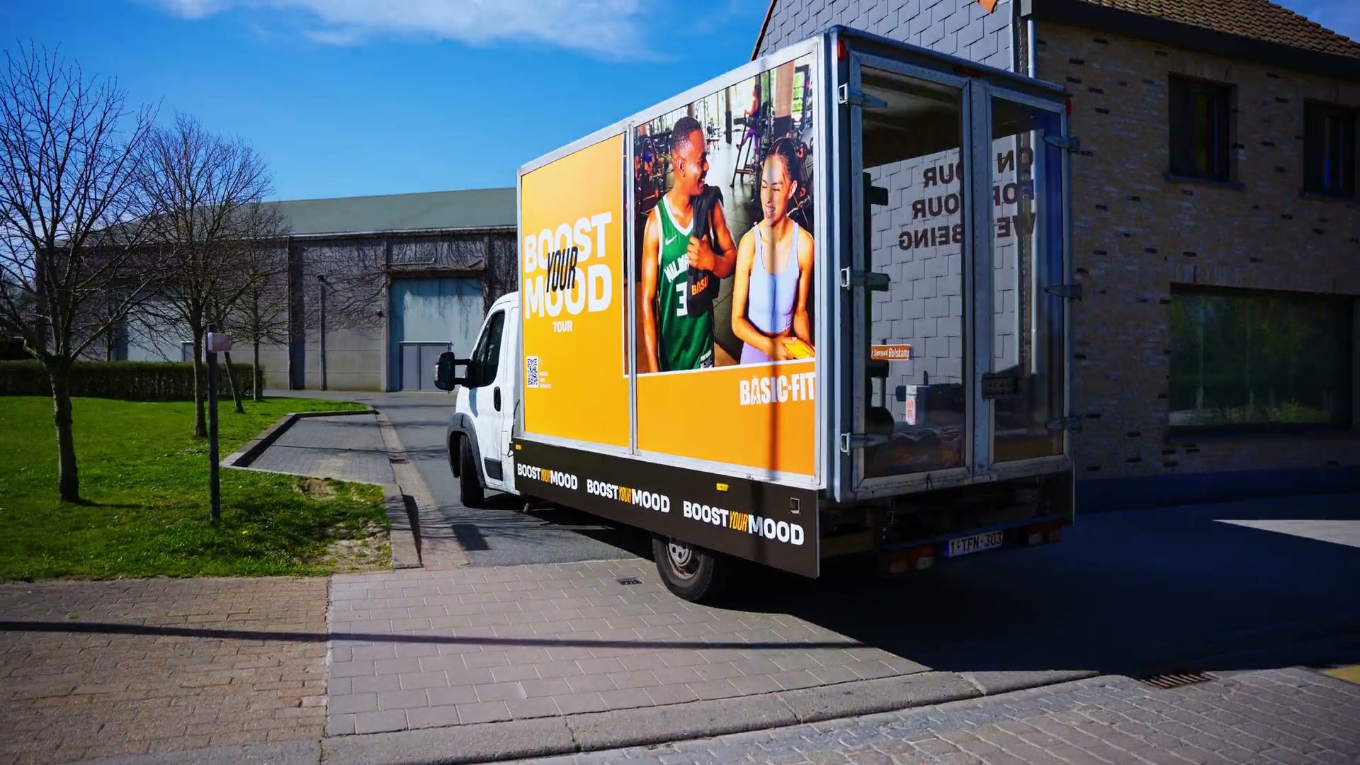 Video: Bestelwagen van Basic-Fit met Boost your mood