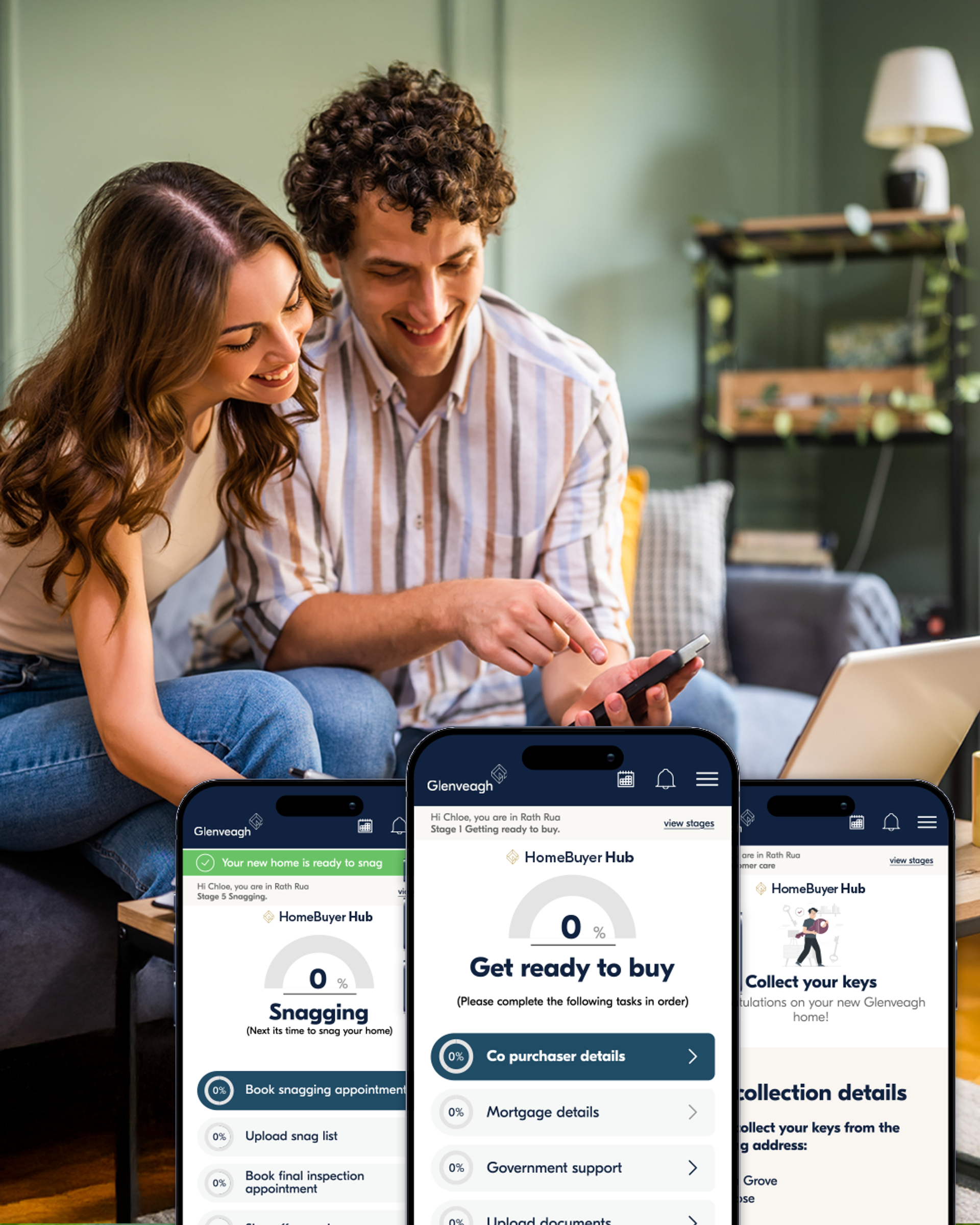 couple looking at laptop