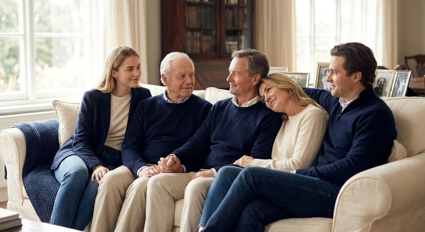 Family estate planning meeting