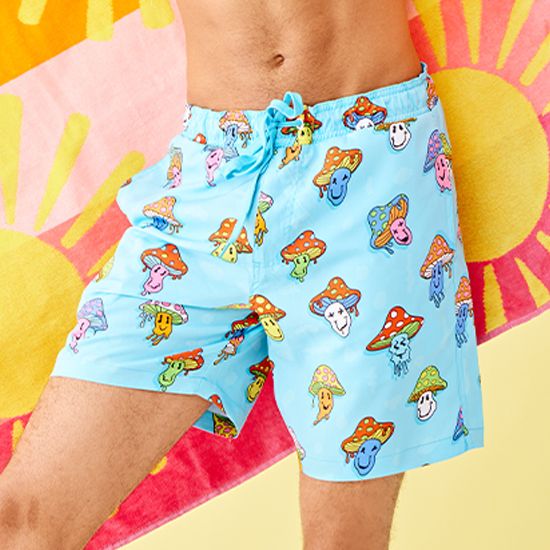 young mens swim trunks