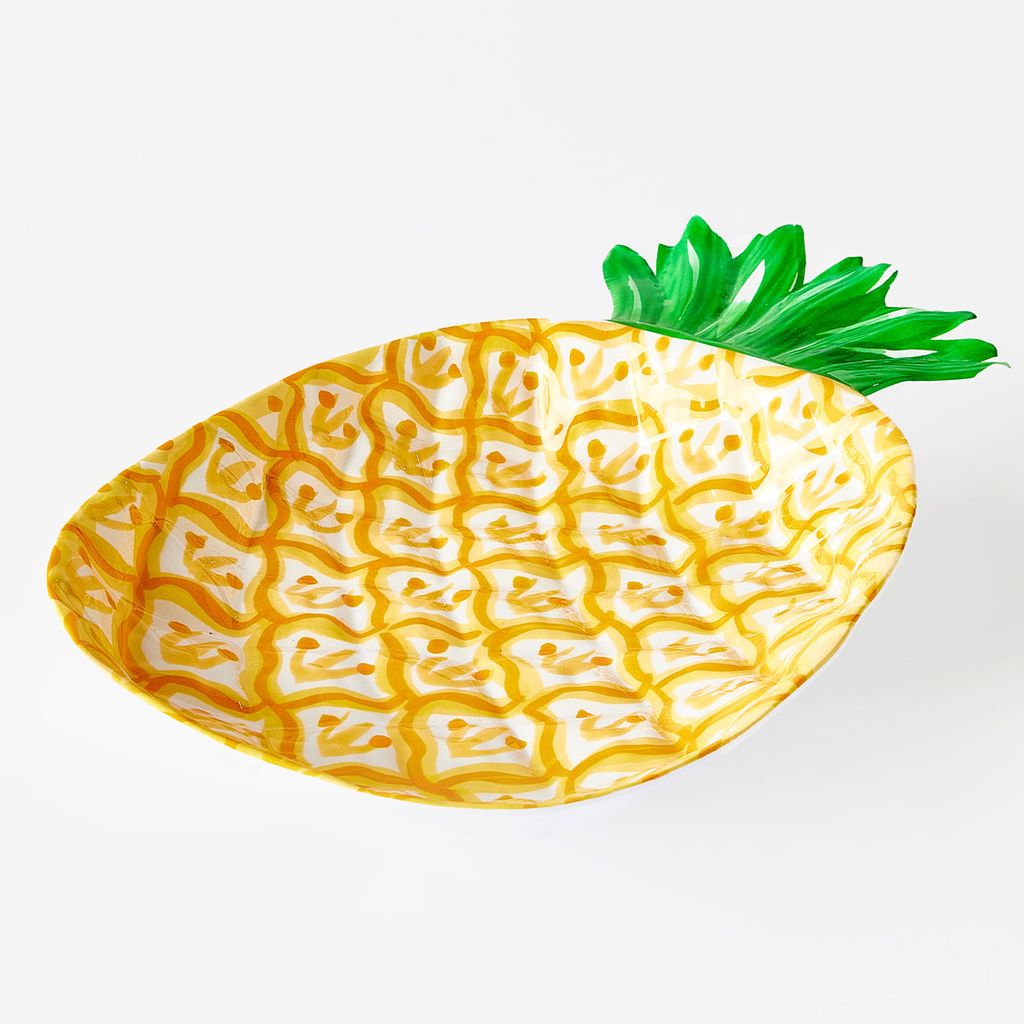 pineapple plate dish