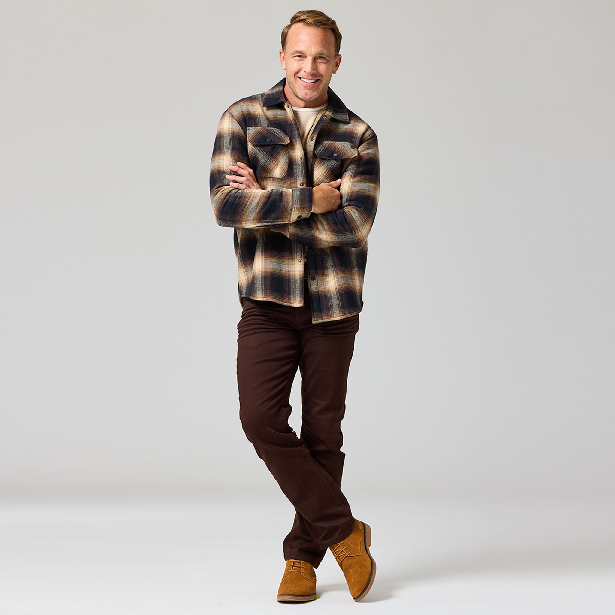 Mens Fleece Flannel Fashion Trend