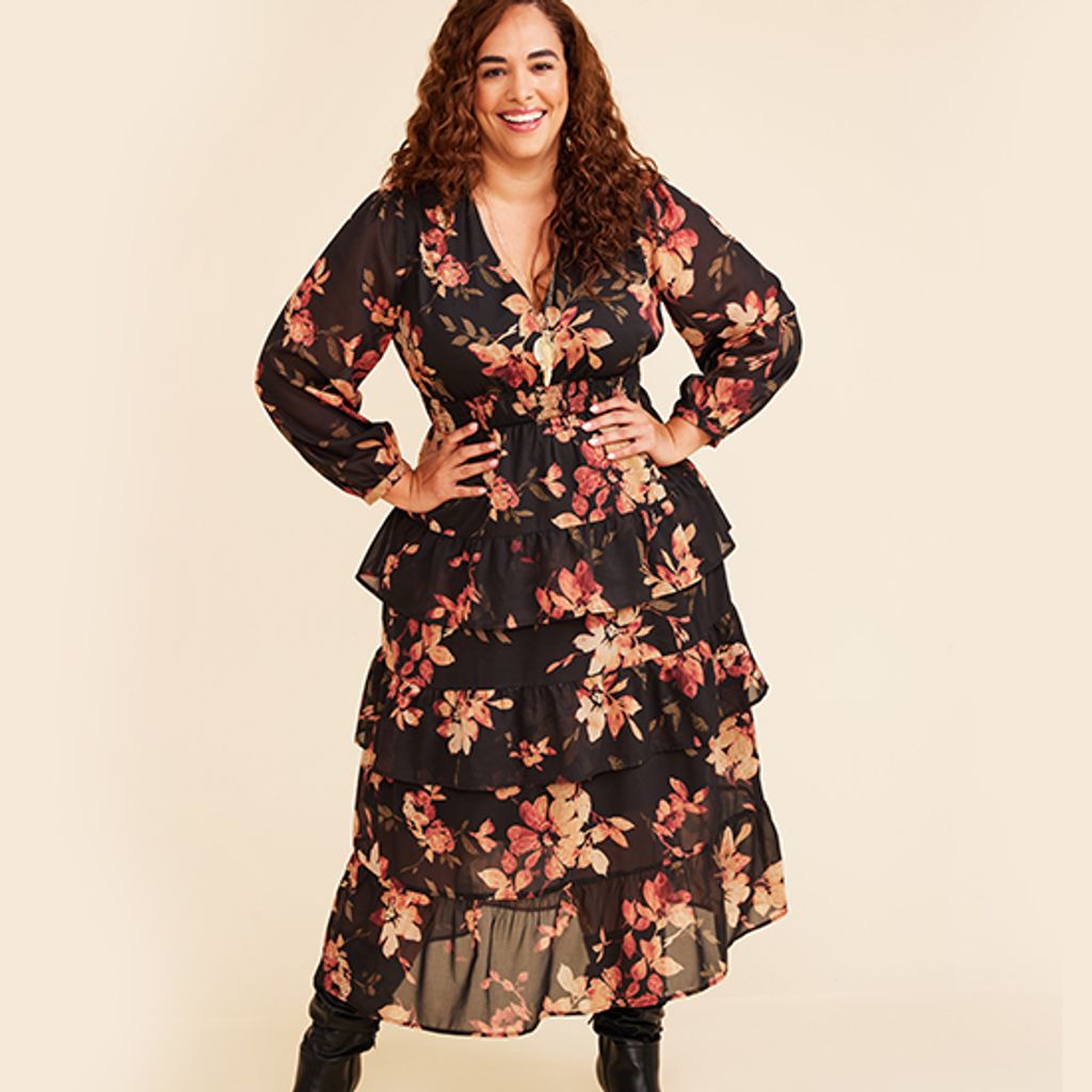 Plus Boho Dress
