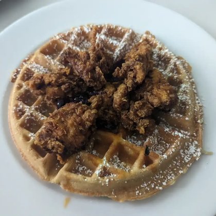 Chicken & Waffles ($20)