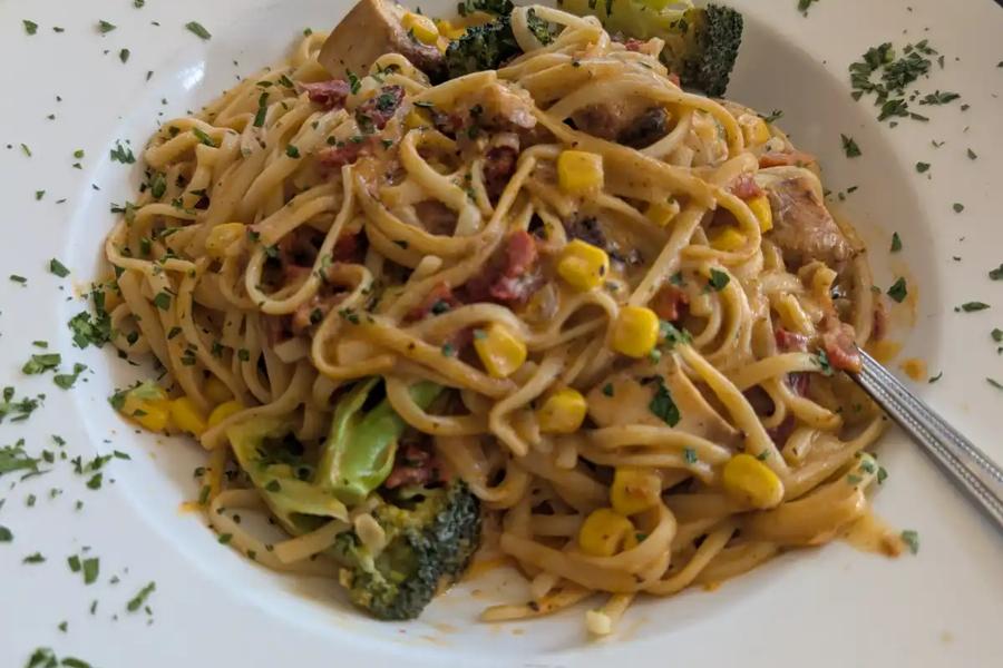 Blackened Chicken Linguine