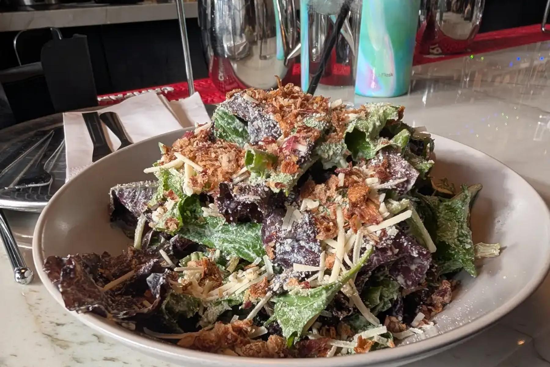 Cashew Caesar Salad ($9)