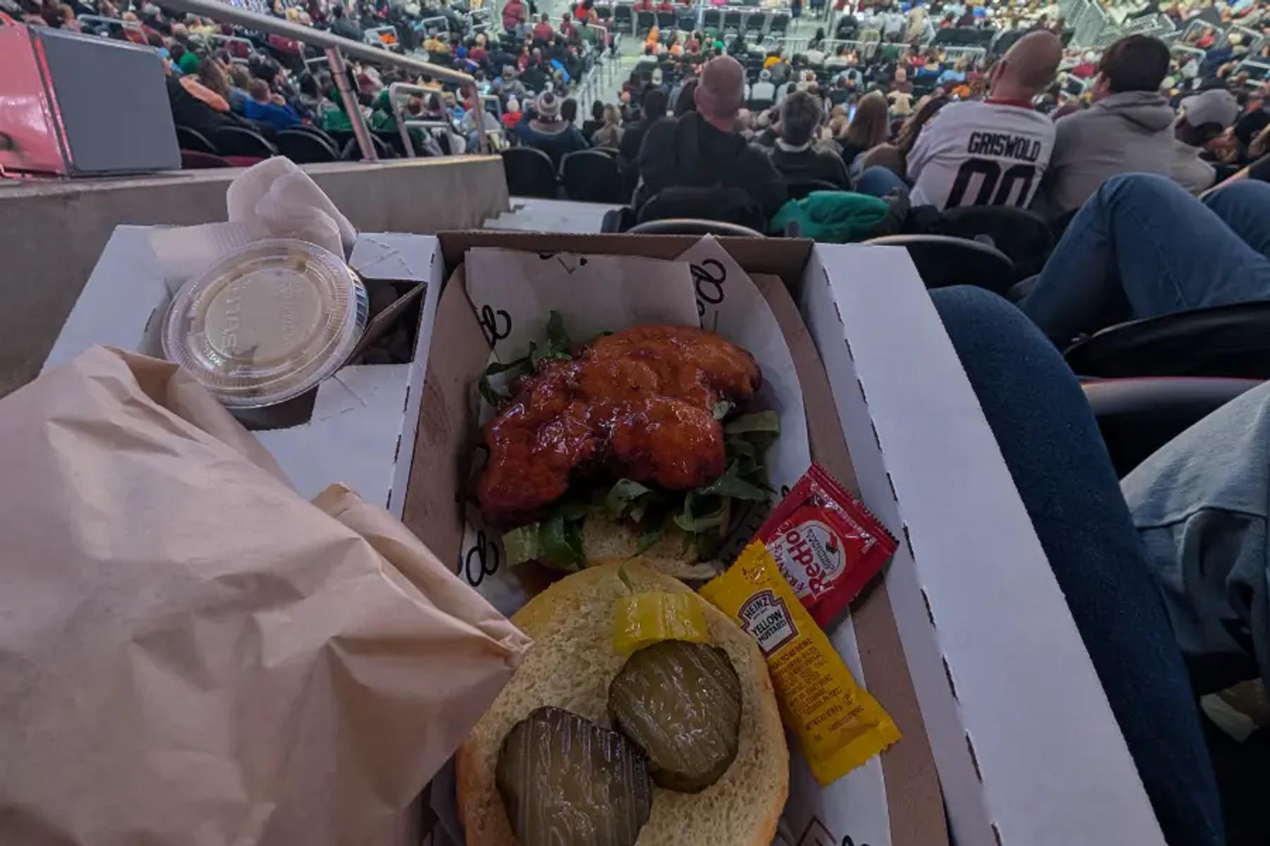 Spicy chicken sandwich