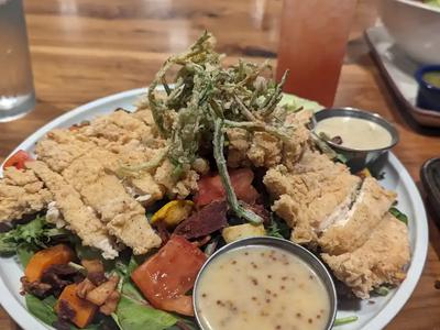 Chicken & Honey Mustard Salad ($23)