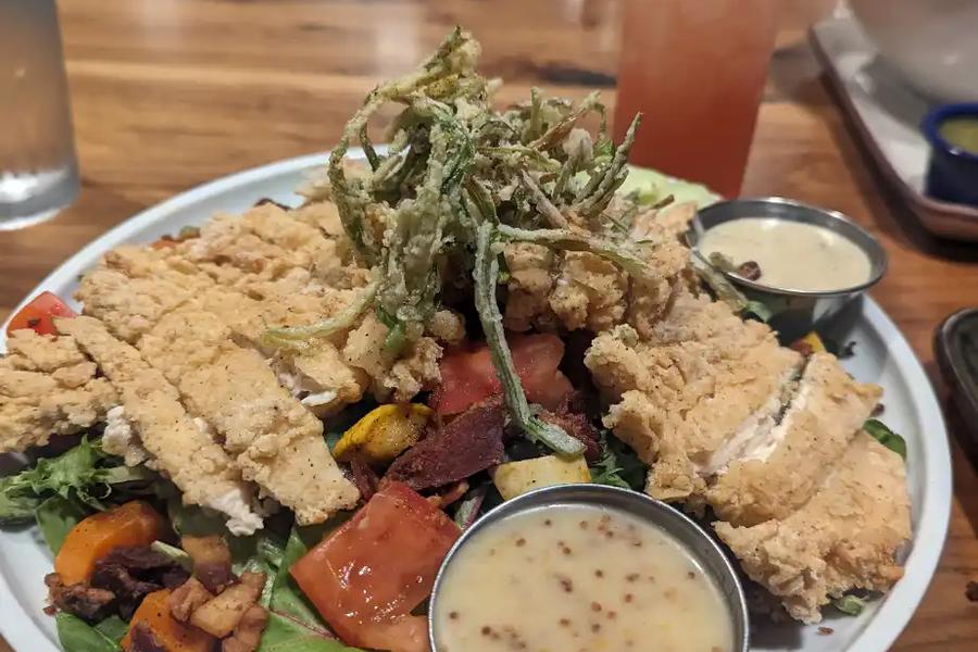 Chicken & Honey Mustard Salad ($23)