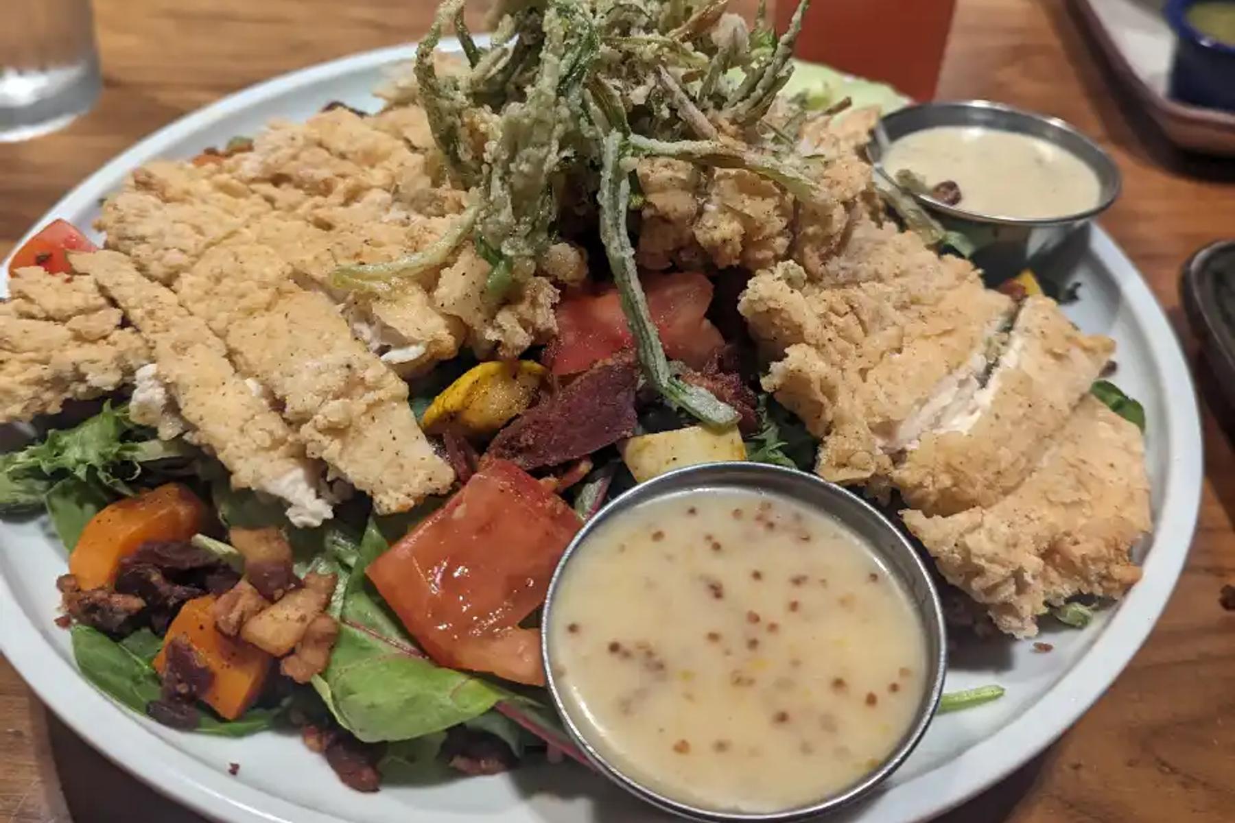 Chicken & Honey Mustard Salad ($23)