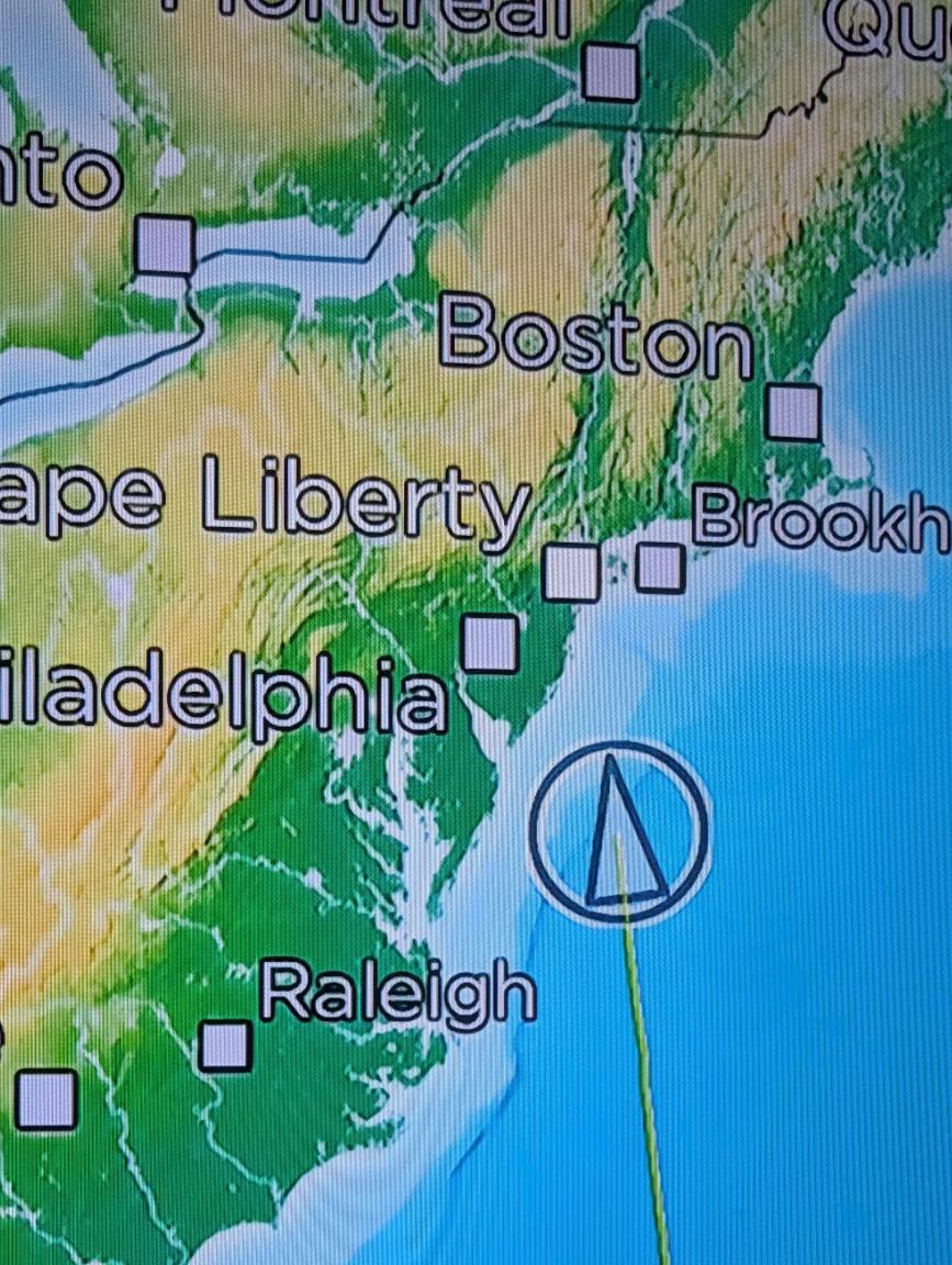 Checking the Celebrity Silhouette’s internet speed while cruising off the coast of the Mid-Atlantic.
