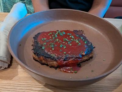 Braised Oxtail Meatloaf ($16)