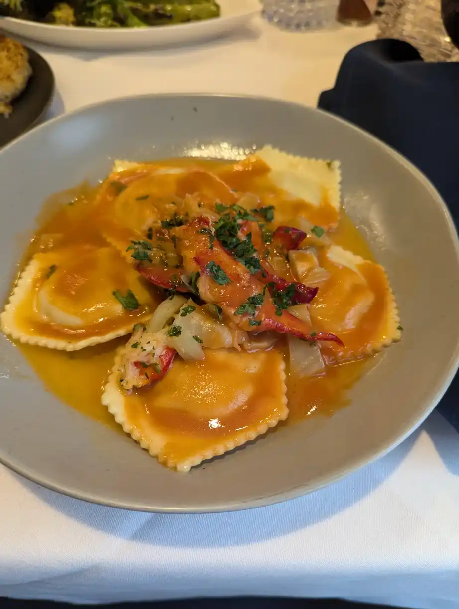 Lobster Ravioli ($42)