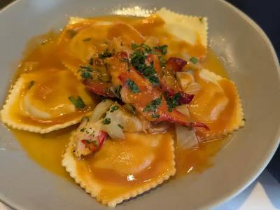 Lobster Ravioli ($42)