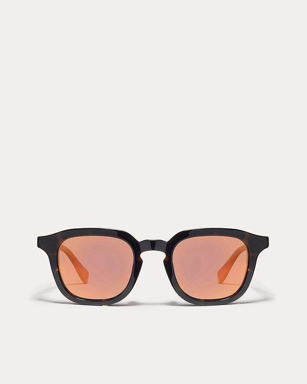 Tortoise / Red/Gold Polarized Mirror